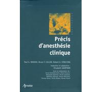 Précis d'anesthésie clinique – Arnette