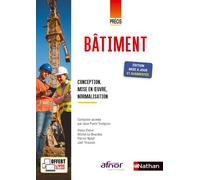 Précis de bâtiment - Conception, mise en oeuvre, normalisation (Afnor-Nathan) Elève - 2020 - Jean-Pierre Trotignon - Nathan - broché - Scolaire / Universitaire