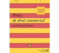 Précis de droit commercial Renaud Salomon (Auteur)