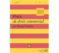 Précis de droit commercial - Renaud Salomon - Puf - broché - Scolaire / Universitaire