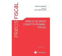 Précis De Droit Constitutionnel Fiscal