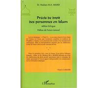 Précis de droit des personnes en Islam - Hashem M.A. Mahdi - L'harmattan - broché - Essai