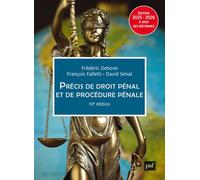 Précis de droit pénal et de procédure pénale - Frédéric Debove - Puf - broché - Etude