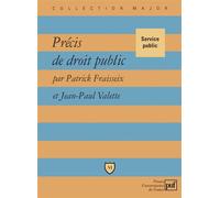Précis de droit public Service public - Patrick Fraisseix - Puf - broché - Scolaire / Universitaire