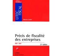 Précis de fiscalité des entreprises 2003/2004 (ancienne édition)