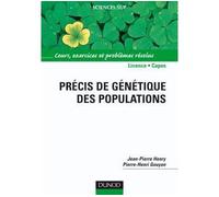 Précis de génétique des populations - Cours, exercices et problèmes résolus - Jean-Pierre Henry - Dunod - broché - Scolaire / Universitaire