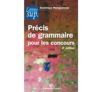 Précis de grammaire pour les concours