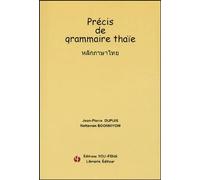 Précis de grammaire thaïe