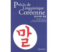 Précis de Linguistique Coréenne