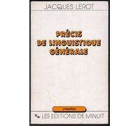 Précis De Linguistique Générale