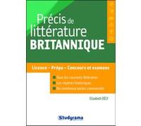 Précis de littérature britannique Elizabeth Dely (Auteur)