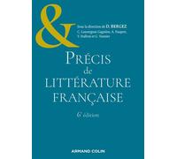 Précis de littérature française 6ème édition - Daniel Bergez - Armand Colin - broché - Monographie