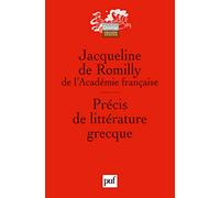 Précis de littérature grecque