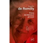 Précis de littérature grecque Jacqueline de Romilly (Auteur)