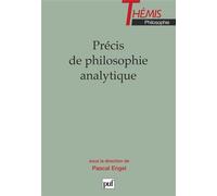 Précis de philosophie analytique - Pascal Engel - Puf - broché - Essai