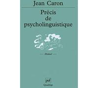 Précis de psycholinguistique