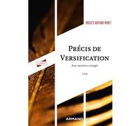 Précis de versification Brigitte Buffard-Moret (Auteur)