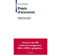 Précis d'économie - Arnaud Parienty - La découverte - broché - Etude