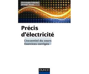 Précis d'Electricité - L'essentiel du cours, exercices corrigés: L'essentiel du cours, exercices corrigés