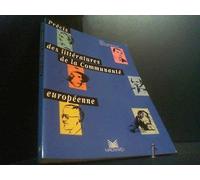 Précis des littératures de la communauté européenne