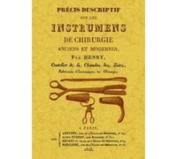Précis descriptif sur les instruments de chirurgie Henry (Auteur)