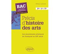 Précis d'histoire des arts: Les mouvements artistiques, de l'Antiquité au XXe siècle - Bac nouveaux programmes - Spécialité arts
