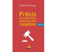 Précis du contentieux administratif congolais Tome 2