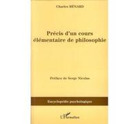 Précis d'un cours élémentaire de philosophie - Charles Benard - L'harmattan - broché - Etude