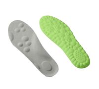 Précis révolutionnaire semelle orthopédique confort semelles intérieures technologie Cloud 4D semelle intérieure semelles confortables pour femmes hommes AMQ295 (vert, F)