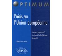 Précis sur l'Union européenne - Marie-Pierre Crozet - Ellipses - broché - Etude