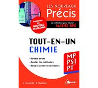 Jacques Mesplède – Précis tout-en-un chimie MP/PSI/PT – Broché
