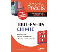 Précis tout-en-un chimie MP/PSI/PT - Jacques Mesplède - Bréal - broché - Scolaire / Universitaire