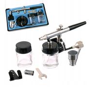 Precise Airbrush Double action double buse 0,35mm Deux pots