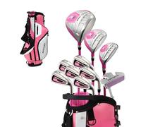 PRECISE Ensemble de Clubs de Golf M5 pour gaucher Rose