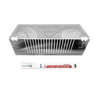 Precise-Flex Outil de marquage d'arc d'angle | Guide de coupe de selle de tuyau en métal multifonction et outil de mesure pour des courbes parfaites (type S/M/L) (taille M (20-80 mm)