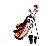 Precise X7 Junior Ensemble de Clubs de Golf Complet pour Enfants - 3 Groupes d’âge garçons et Filles, 70000-3-5-RH, Orange 3-5 Ans., Main Droite