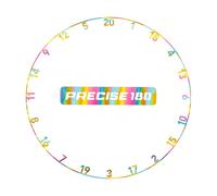 Precise180 - Bague numérotée Onepiece Candy - Anneau de fléchettes de qualité supérieure en acier de 2 mm d'épaisseur - 16 couleurs - Anneau numéroté - Accessoire de fléchettes