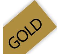 PrecisGear 10pk tze231 12 mm Noir sur Bande étiquette stratifiée Blanche Compatible avec - d'étiquette pour Le numéro de pièce Tze231(Black on Gold)