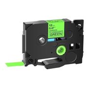 PrecisGear 1PCS 6mm 231 Tape d'étiquette Compatible avec Le Fabricant d'étiquettes pour TZ TZE 131 231 431 531 631 731 Ruban(Black on Fluo Green)