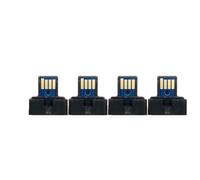 PrecisGear 4PCS MX60 MX61 CHIPE Toner Compatible avec MX2630N MX3050 MX3070 MX3550 MX3570 MX3060N MX3560N MX4050 MX4070(1Set JT (JP))