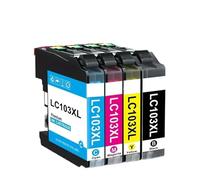 PrecisGear 4X Compatible with LC103XL Ink Cartridges for 103 MFC-J470DW J475DW J870DW DCP-J152W