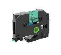 PrecisGear 6/9/12/18/24 mm TZ Étiquette Blanche Ruban Lamination Tze231 TZE241 TZE251 TZE221 Compatible avec PT H100 PT D600(Black on T Blue)