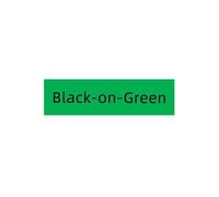 PrecisGear 9,5 x 6,4m 0,375 Pouce CARTOUCE D'ÉQUILIR Compatible Compatible avec BMP21 Plus Lab Lab MANDELD Étiquette Imprimante Imprimante M21-375-595(1pcs Black-on-Green)
