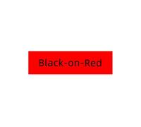 PrecisGear 9,5 x 6,4m 0,375 Pouce CARTOUCE D'ÉQUILIR Compatible Compatible avec BMP21 Plus Lab Lab MANDELD Étiquette Imprimante Imprimante M21-375-595(1pcs Black-on-Red)