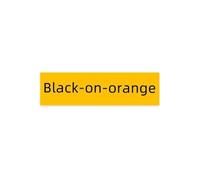 PrecisGear 9,5 x 6,4m 0,375 Pouce CARTOUCE D'ÉQUILIR Compatible Compatible avec BMP21 Plus Lab Lab MANDELD Étiquette Imprimante Imprimante M21-375-595(1pcs Black-on-Orange)
