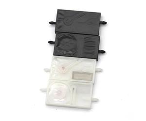 PrecisGear Amortisseur d'encre Compatible avec Mimaki JV33 5113 XP600 TX800 4720, tête d'impression de cinquième génération avec Insertion Droite à Deux extrémités(100PCS Black)