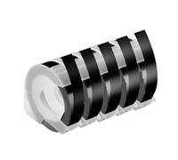 PrecisGear B90 Manuel Maker Maker 3D Imprimante d'étiquette de gaufrage Compatible avec la Machine d'étiquetage 12965 Numéro de pièce 12965(5PK Black)