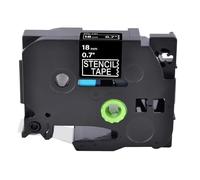 PrecisGear Cassette de Bande de Pochoir à Gravure Universelle Cassette Non adhésive Compatible avec Ste-141 STE-151 STE-161 Black 18 mm 24 mm 36 mm(18mm)