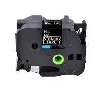PrecisGear Cassette de Bande de Pochoir à Gravure Universelle Cassette Non adhésive Compatible avec Ste-141 STE-151 STE-161 Black 18 mm 24 mm 36 mm(36mm)
