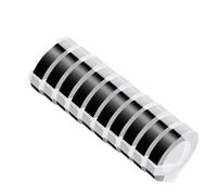 PrecisGear Étiquettes 10pk compatibles avec Le Remplacement des Bandes d'étiquette de gaufrage 3D pour 12965 1540 1610 1880 E-101 Maker étiquette 3D PVC(Green)